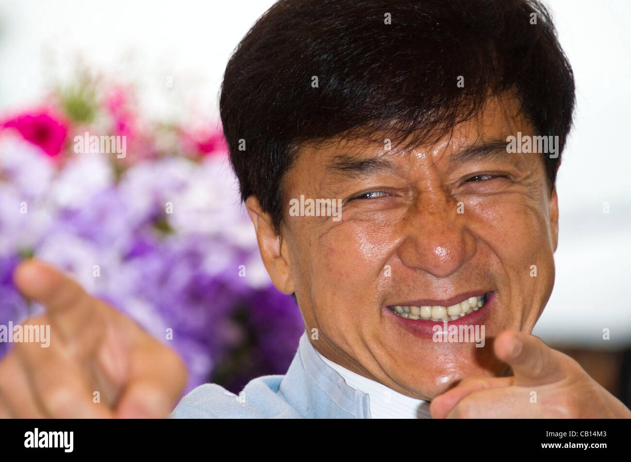 Jackie Chan (Schauspieler/Produzent/Regisseur) beim Fototermin für den Film "Chinese Zodiac" 65. Cannes Film Festival 2012 Carlton Hotel, Cannes, Frankreich Freitag, 18. Mai 2012 Stockfoto