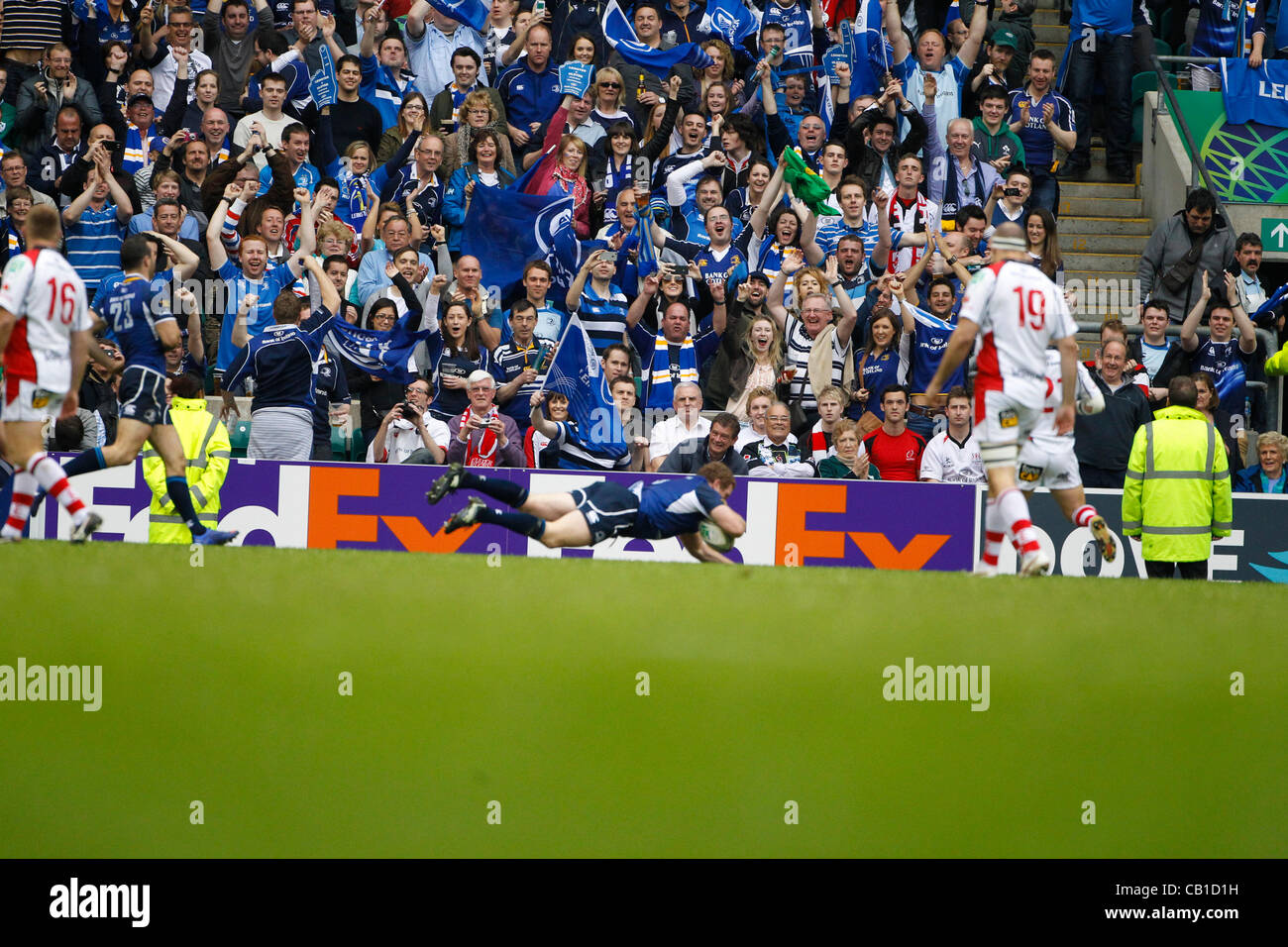 19.05.2012 Twickenham, London. Rugby Union. Leinster Rugby V Ulster Rugby. Stockfoto