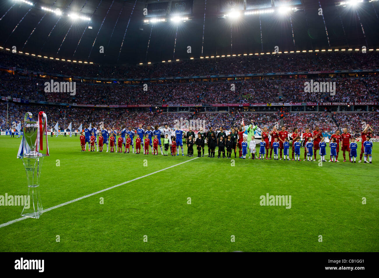 Gesamtansicht, 19. Mai 2012 - Fußball / Fußball: UEFA Champions League 2011-2012 Finale Match zwischen FC Bayern München 1-1 (PK 3-4) Chelsea am Stadion Allianz Arena in München, Deutschland. (Foto von Aicfoto) (ITALIEN) [0855] Stockfoto