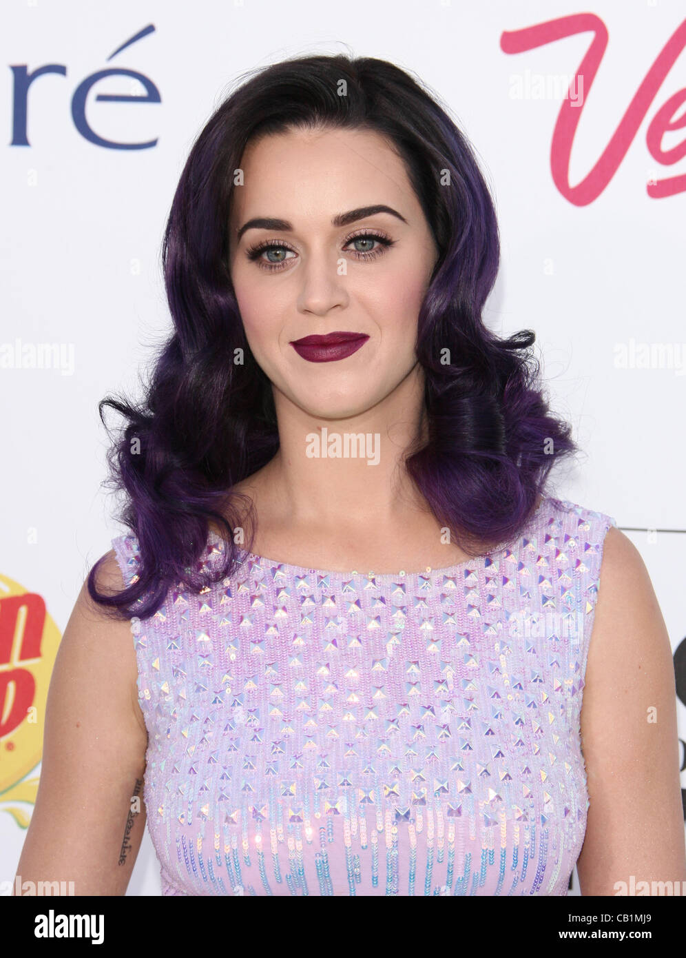 KATY PERRY 2012 BILLBOARD MUSIC AWARDS Ankünfte LAS VEGAS NEVADA USA 20 Mai 2012 Stockfoto