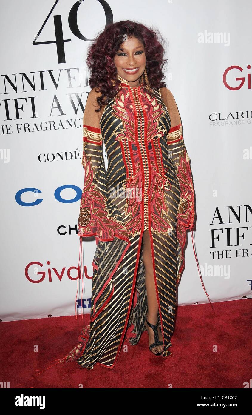 Chaka Khan im Ankunftsbereich für internationale FiFi Awards, Alice Tully Hall im Lincoln Center, New York, NY 21. Mai 2012. Foto von: Kristin Callahan/Everett Collection Stockfoto