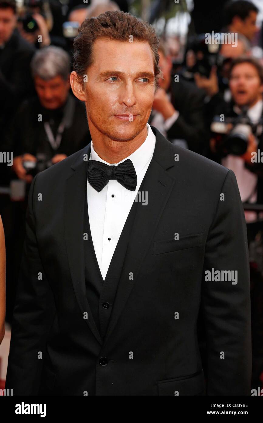 26. Mai 2012 - Hollywood, Kalifornien, USA - MATTHEW McCONAUGHEY.Mud premiere.65. Cannes Film-Festival.Cannes, France.May 26, 2012. (Kredit-Bild: © Roger Harvey/Globe Photos/ZUMAPRESS.com) Stockfoto