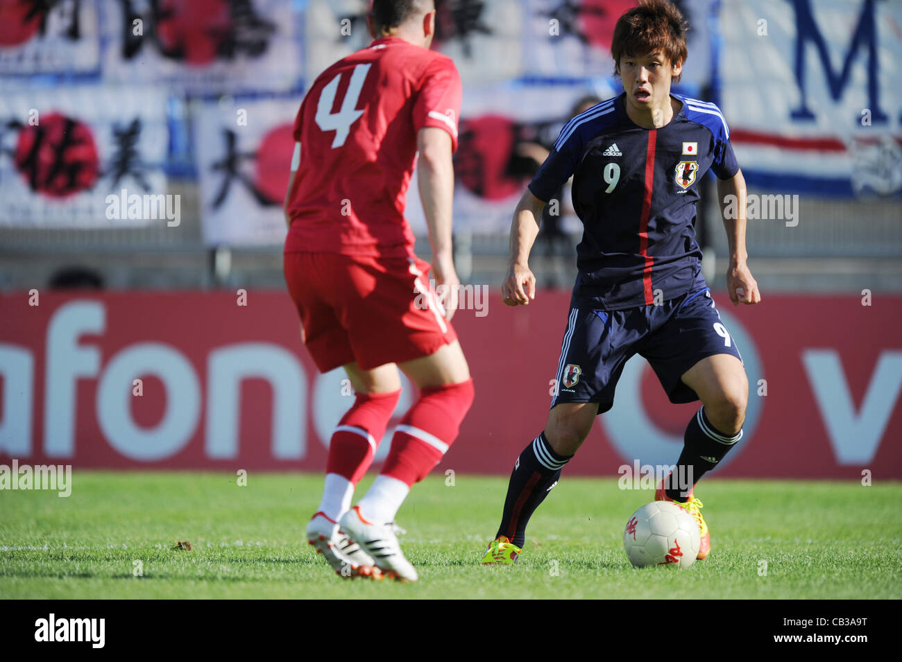 Yuya Osako (JPN), 23. Mai 2012 - Fußball / Fußball: 2012 Toulon Turnier Gruppe A match zwischen u-21-Türkei 2: 0-U23-Japan bei Stade Perruc in Hyeres, Frankreich. (Foto von Fernost Presse/AFLO) Stockfoto