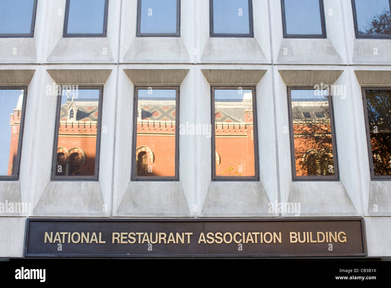 Der Hauptsitz der National Restaurant Association in Washington, DC. Stockfoto
