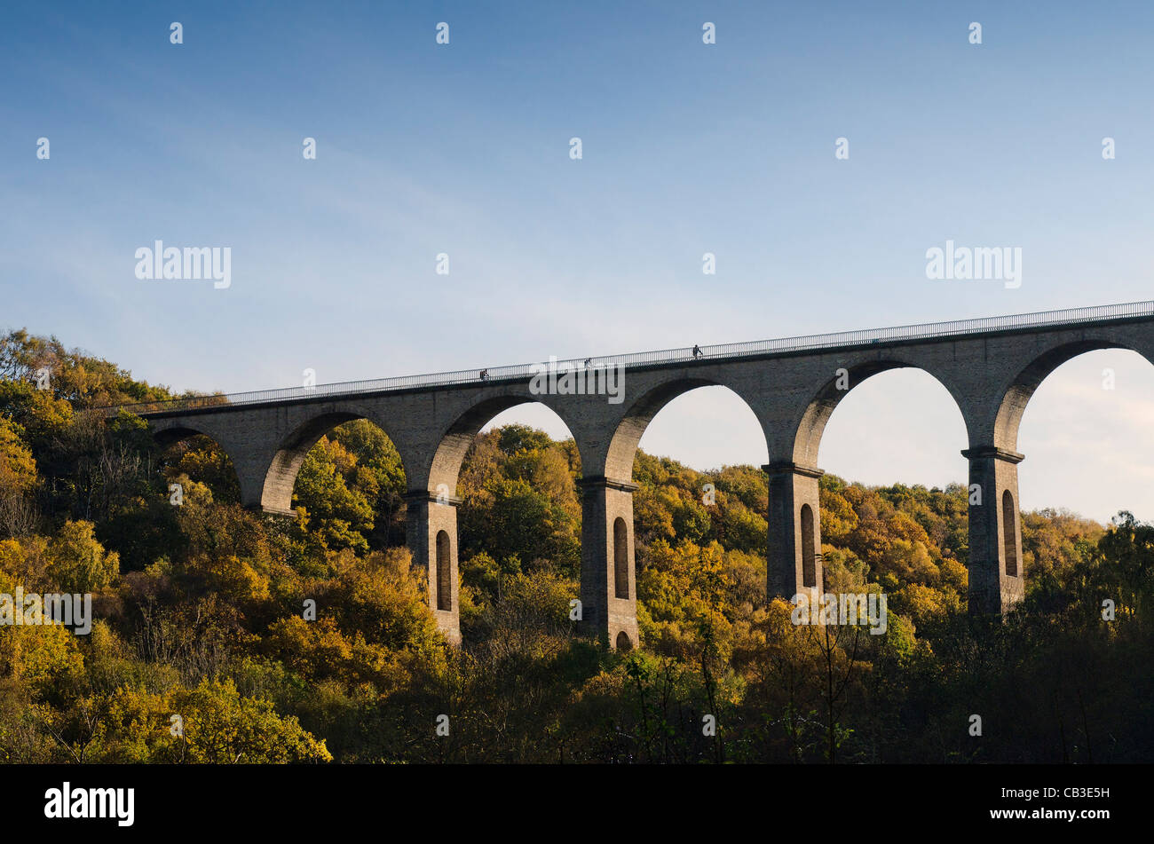Hownsgill Viadukt Stockfoto