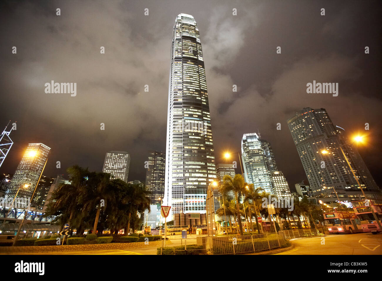 International Finance Center Tower Gebäude, zentral im Viertel Insel Hongkong, Sonderverwaltungsregion Hongkong, china Stockfoto