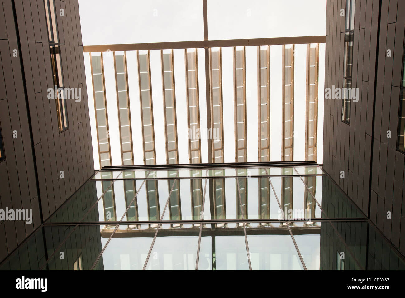 Die Alan Turing Gebäude, ist benannt nach der Mathemetician ein grünes bauen Bau auf dem Campus der University of Manchester. Ich Stockfoto