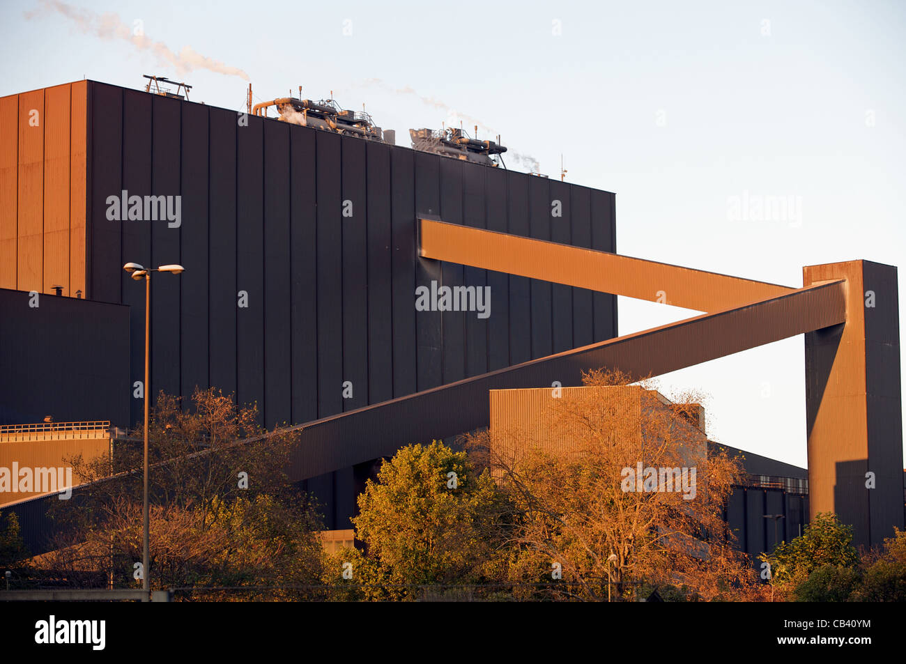 ThyssenKrupp Stahl-Mühle, Duisburg-Hamborn, Nordrhein-Westfalen, Deutschland. Stockfoto