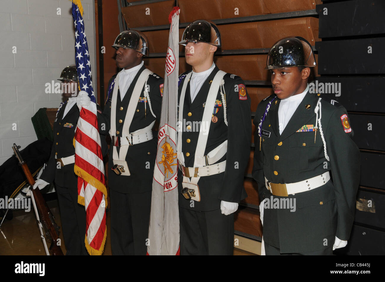 US-Armee Jr ROTC Stockfoto