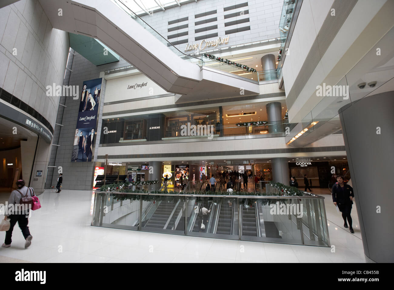 Innenraum der Ifc Mall zentralen Stadtteil Hong Kong Insel Sonderverwaltungsregion Hongkong china Stockfoto