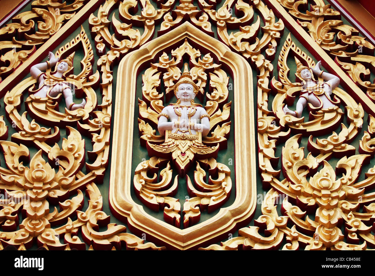 Wat Seekan buddhistischen Tempel in der Nähe, Bangkok, Thailand. Stockfoto