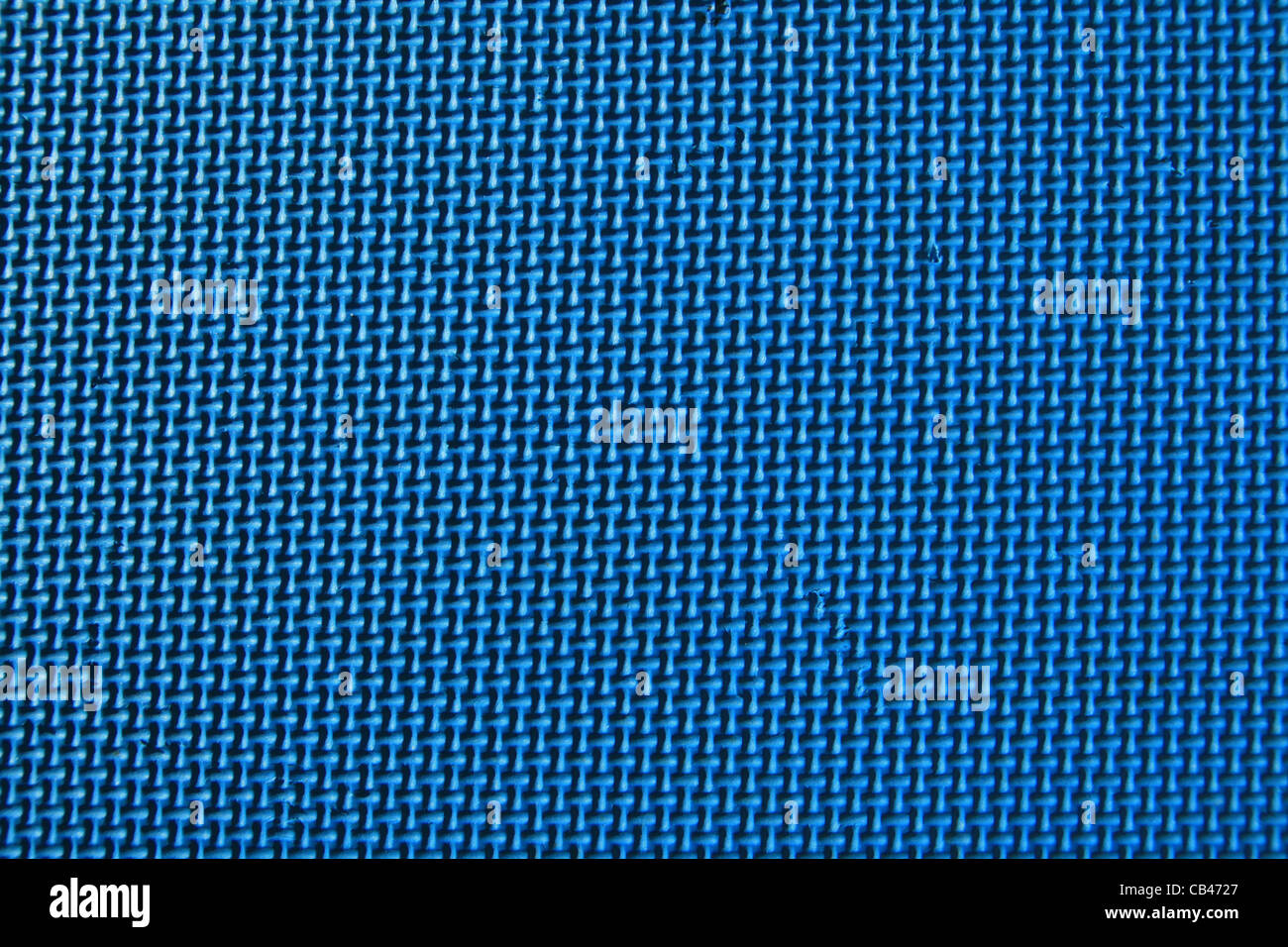 Nahaufnahme von der Oberfläche des strukturierten blau Spielmatte Stockfoto