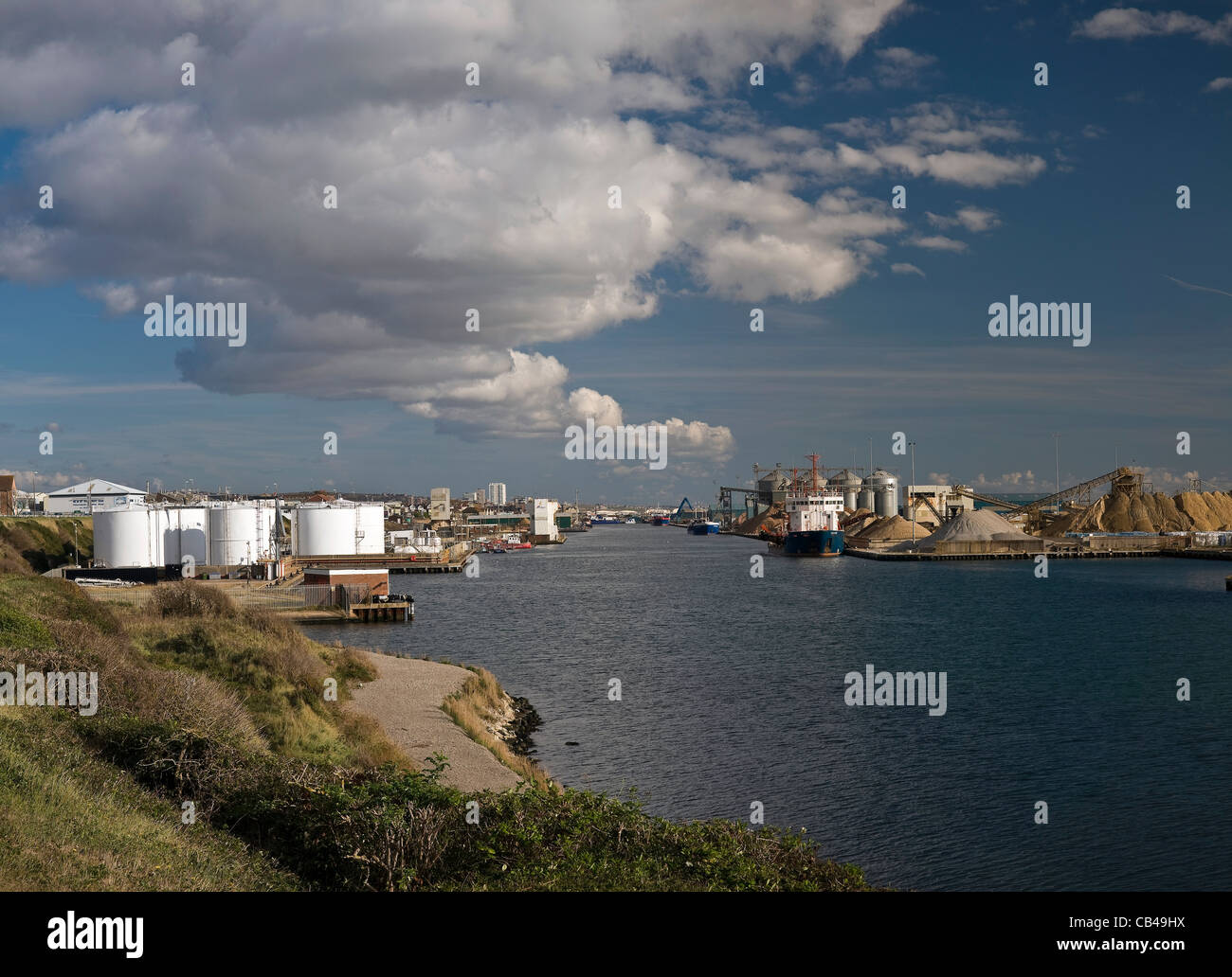 Hafen von Shoreham, East Sussex, UK Stockfoto