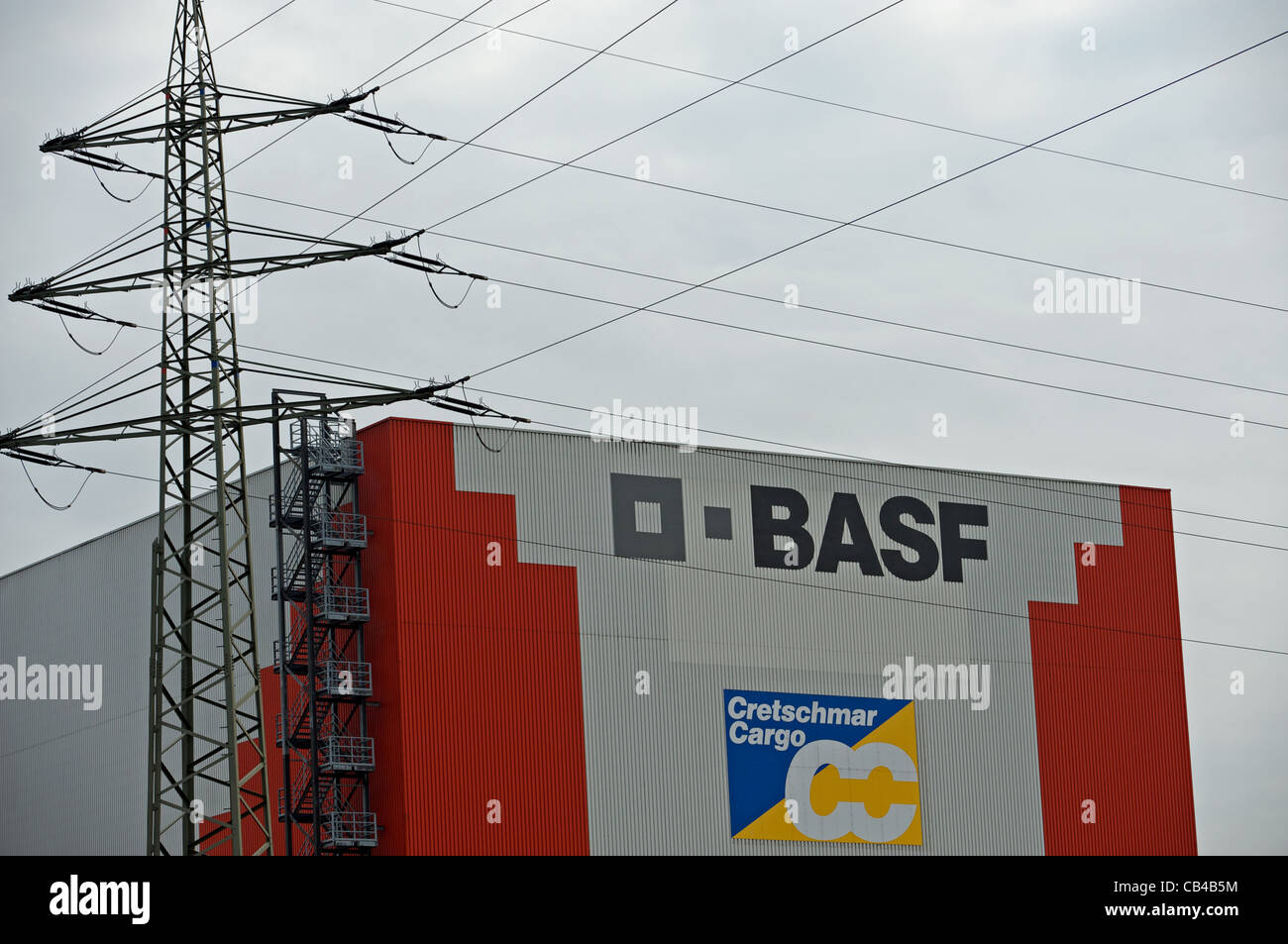 BASF CretschmarCargo Cargo, Düsseldorf, Deutschland. Stockfoto