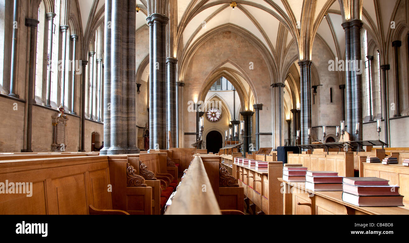 Innenraum der Kirche Stockfoto