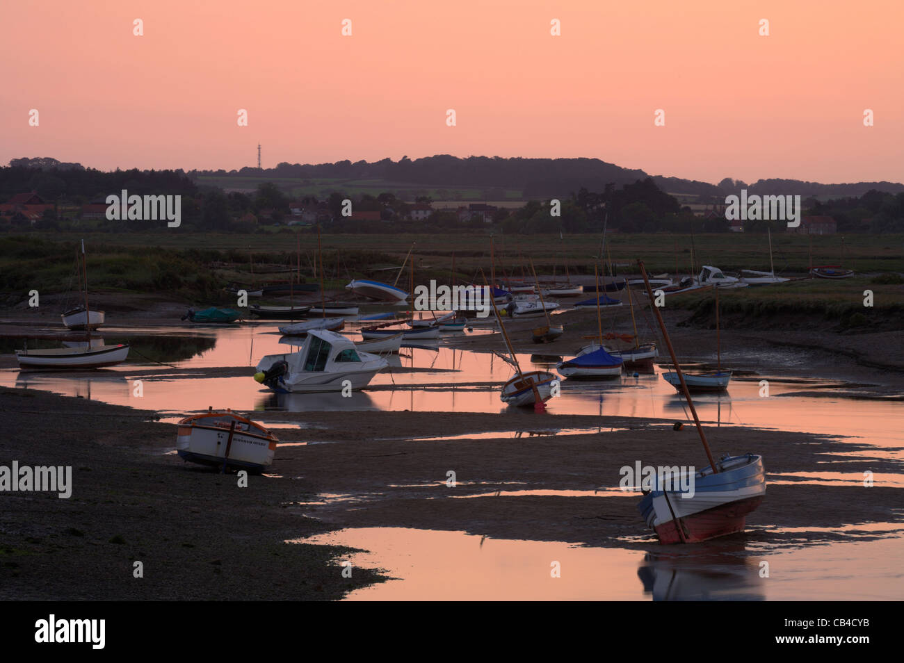 Burnham Overy Staithe Stockfoto