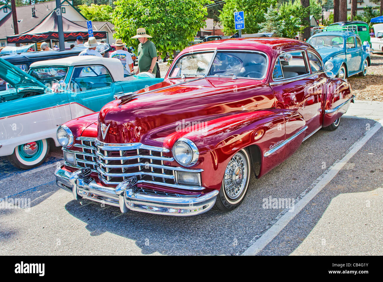 2011, big Bear Lake Car Show. Stockfoto