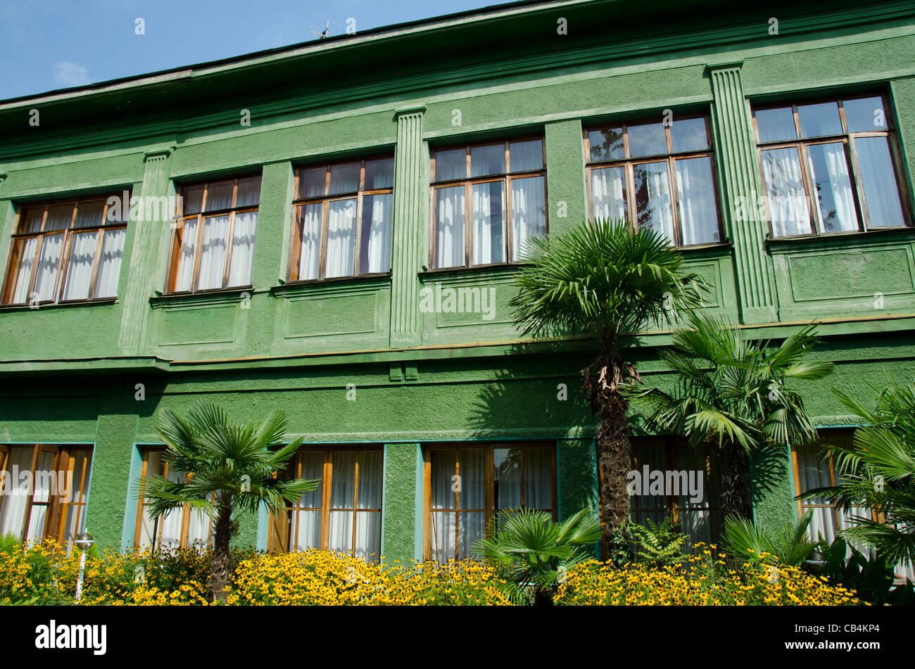 Russland, Sotschi. Stalins Villa und Sommer home (aka Stalins Datscha oder Sanatorium Green Grove). Stockfoto