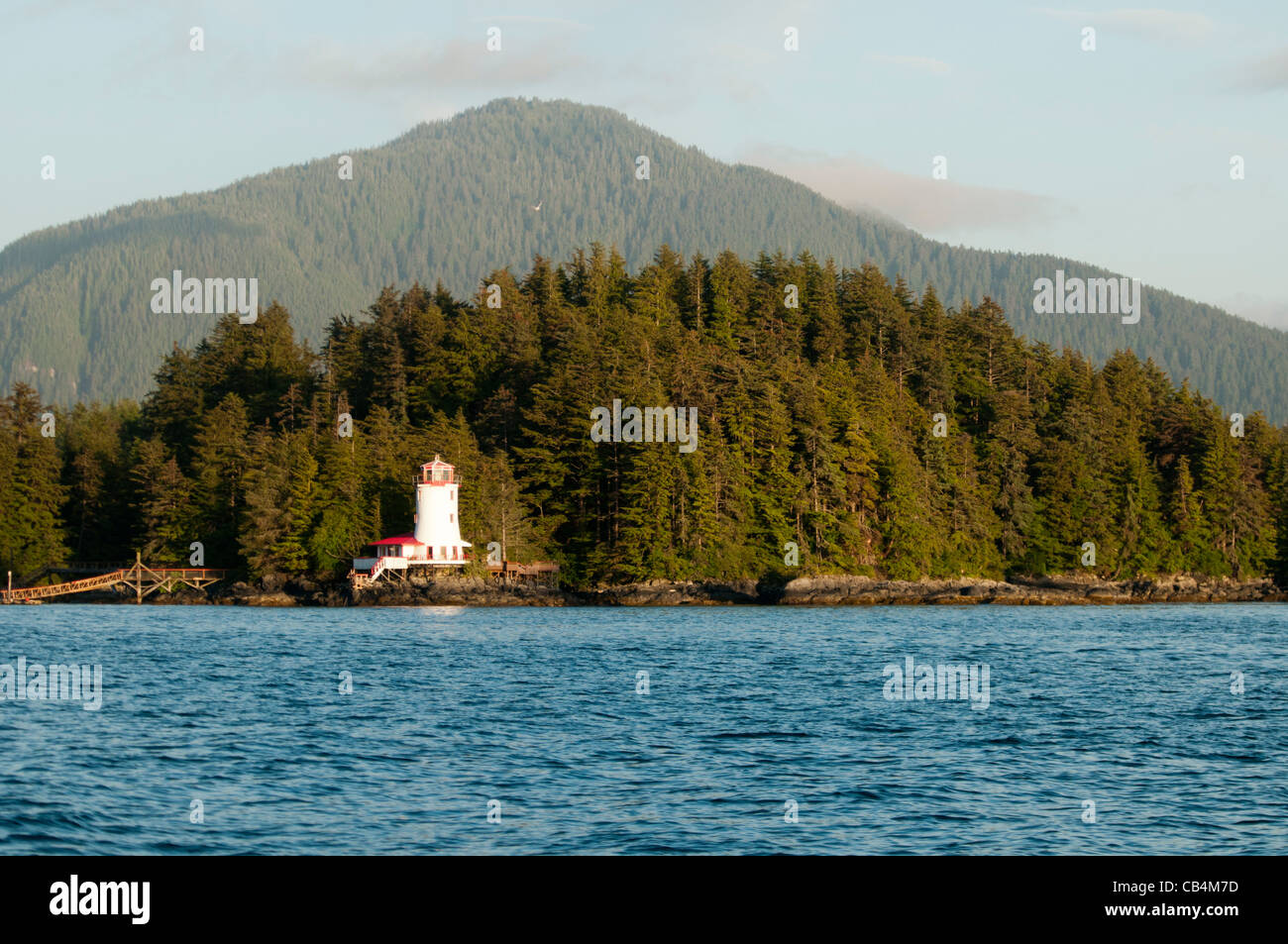 Leuchtturm B & B, Sitka, Alaska Stockfoto
