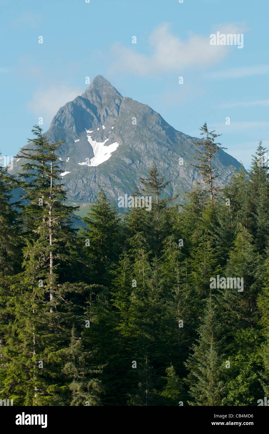 Anahootz Berg, Baranof Island, Alaska Stockfoto