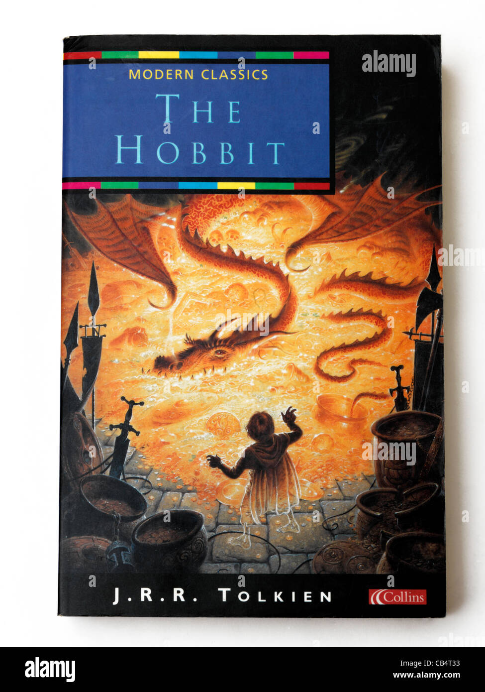 Buch der kleine Hobbit von J.R.R Tolkien Stockfoto