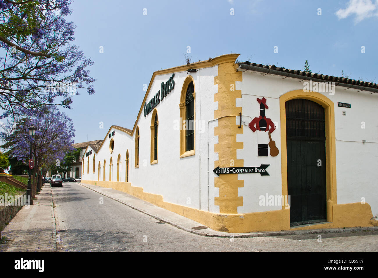 Gonzalez Byass Bodega in Jerez, Andalusien, Spanien Stockfoto