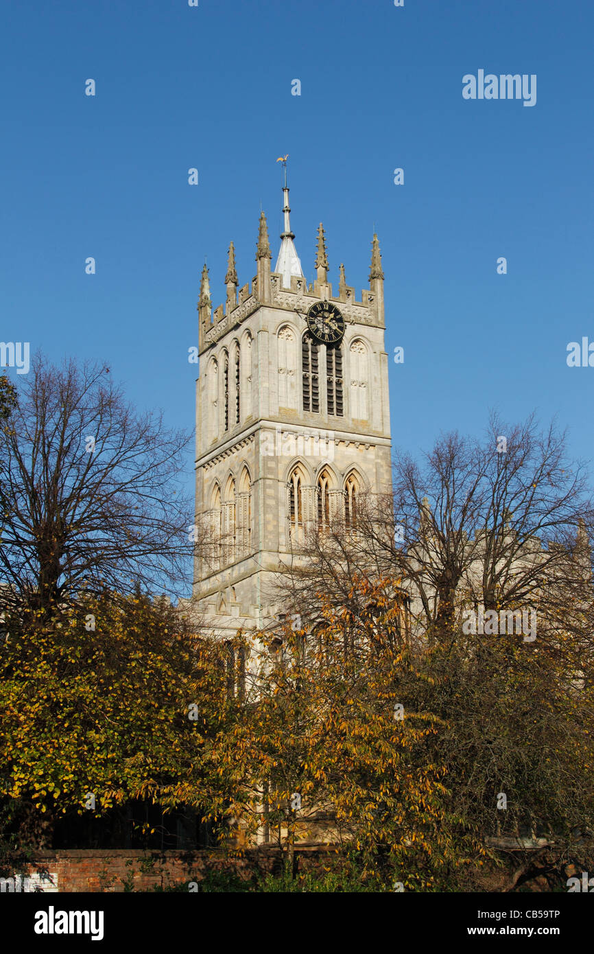 Str. Marys Kirche Melton Mowbray Stockfoto