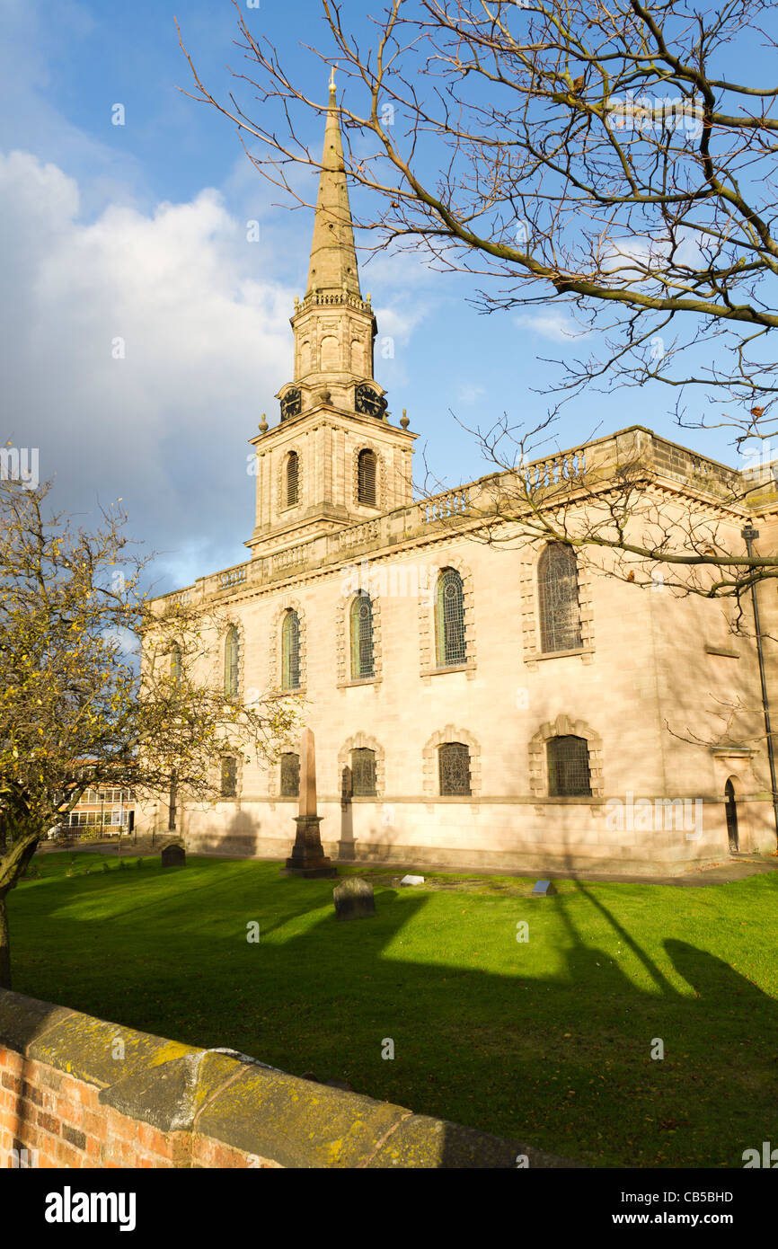 St. Johannes Kirche in Wolverhampton Stockfoto