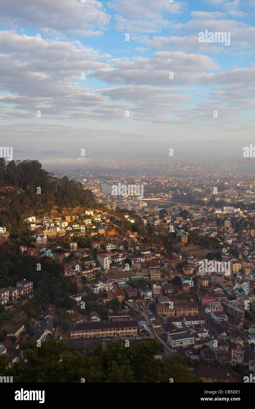 Ansicht von Antananarivo, der Hauptstadt Madagaskars Stockfoto