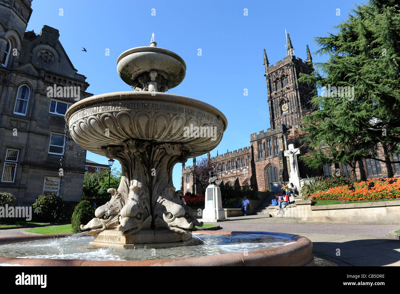 Wolverhampton England Uk Wolverhampton City Center Stockfoto