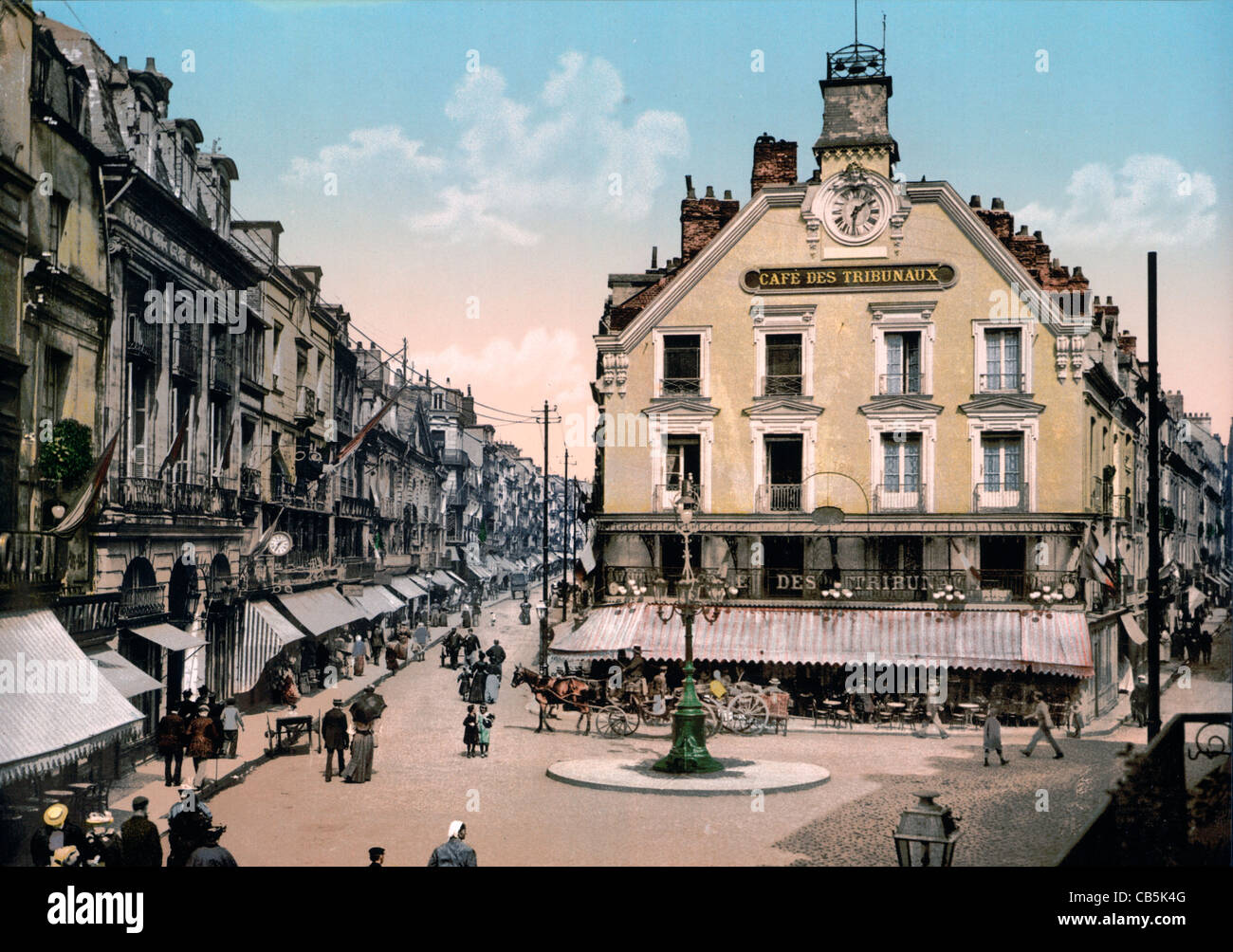 Der Ort des Salz gut, Dieppe, Frankreich, um 1900 Stockfoto