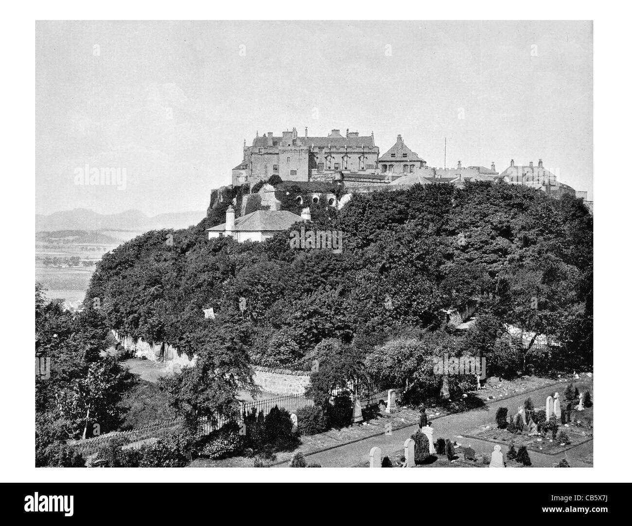 Stirling Castle Schottland geplante Ancient Monument Touristenattraktion Historic Scotland Stockfoto