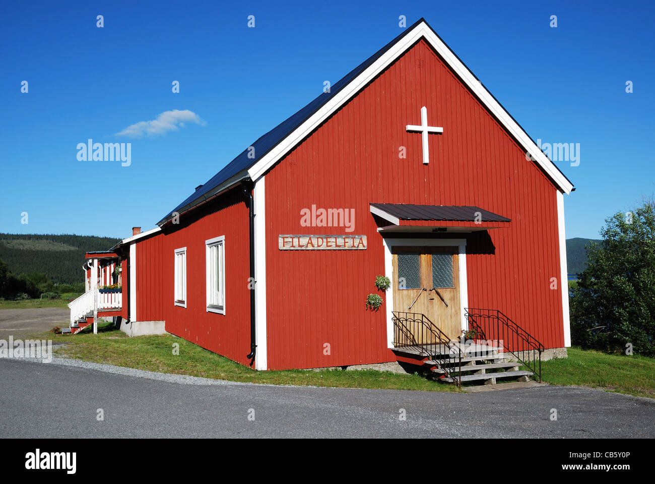 Haus der Anbetung. Stockfoto