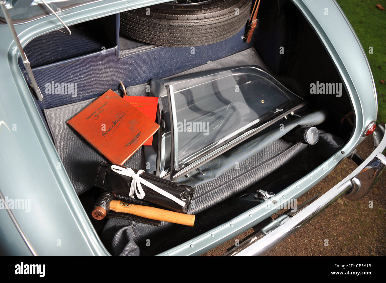 1953-Austin Healey 100-Pre-Produktion-Prototyp, der Ex Turin Motorshow Auto Stockfoto