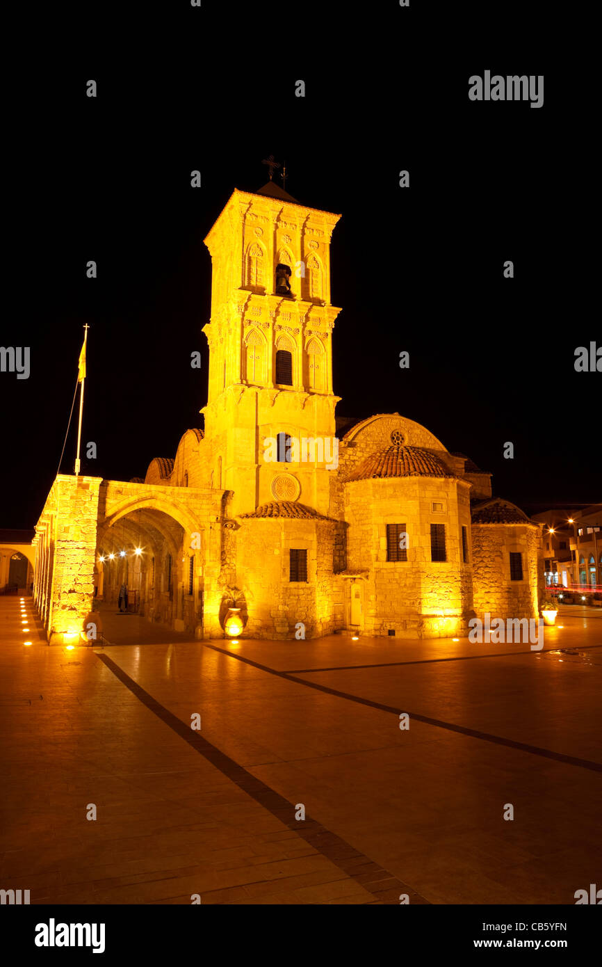 Abend Zeit Veiw der Kirche Agios Lazaros, Larnaca, Zypern. Stockfoto