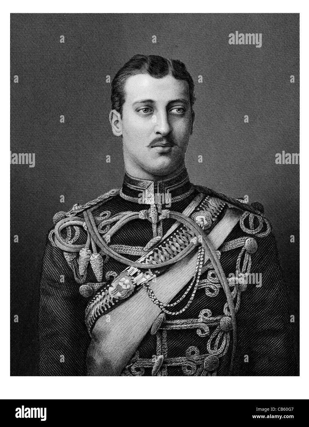 Prinz Albert Victor Duke Clarence Avondale 1864 1892 britische königliche Familie Folge Thron Jack the Ripper Stockfoto