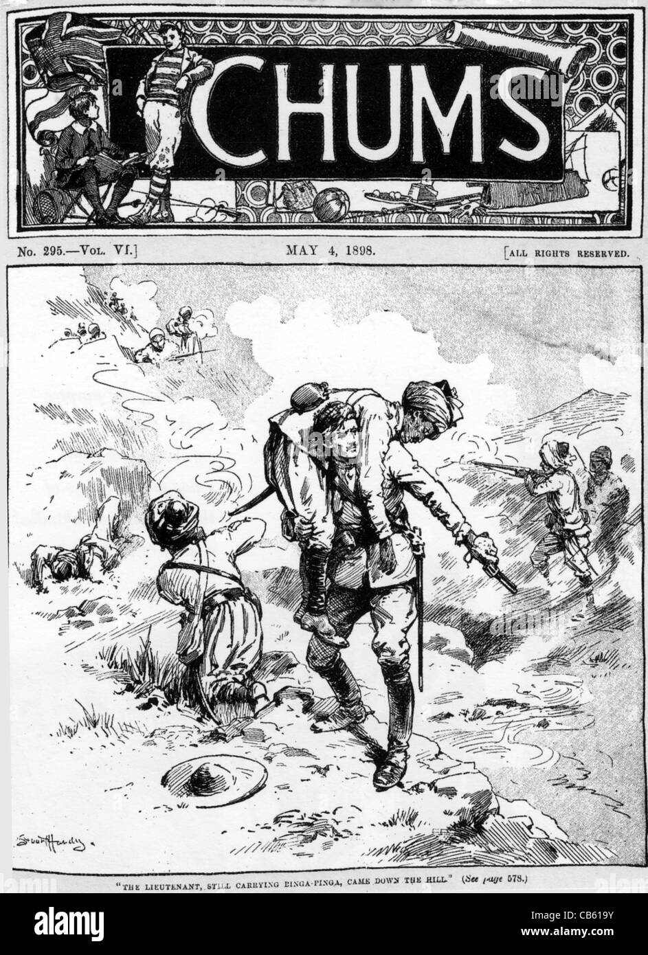 Kumpels offizielle Wochenzeitung der britischen Pfadfinder und britischen jungen Marine Brigade wurde 1892 gegründet und im Jahre 1941 geschlossen Stockfoto
