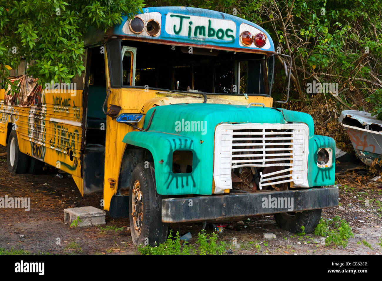 von Jimbo Jimbos platzieren Shrimps Bar Miami florida Stockfoto