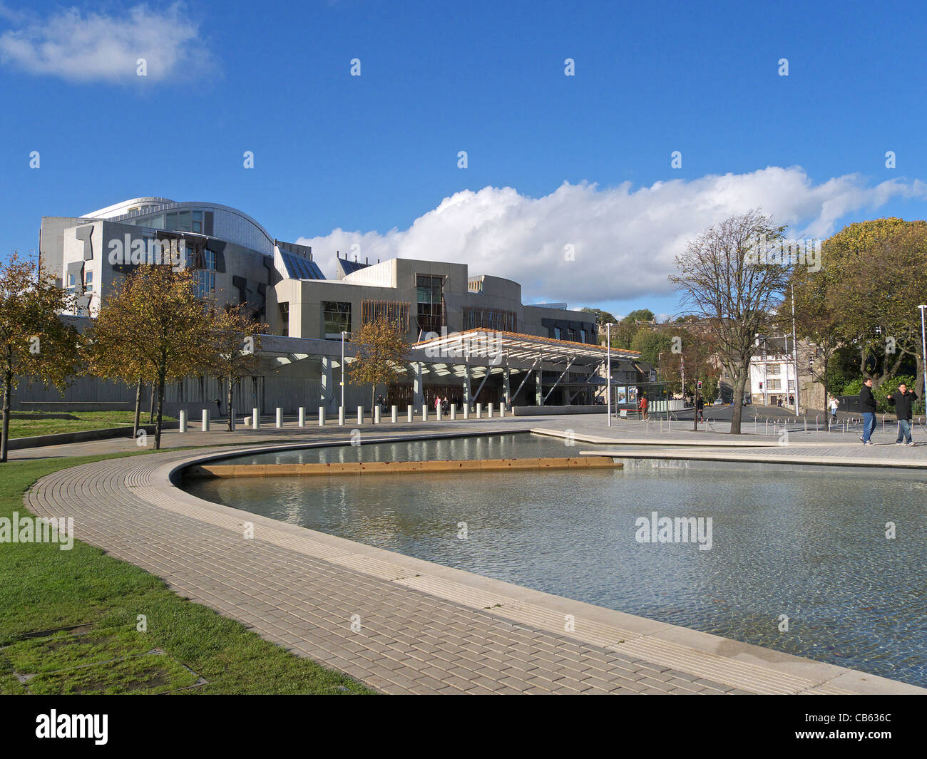 Schottisches Parlament in Holyrood, Edinburgh, Schottland Stockfoto