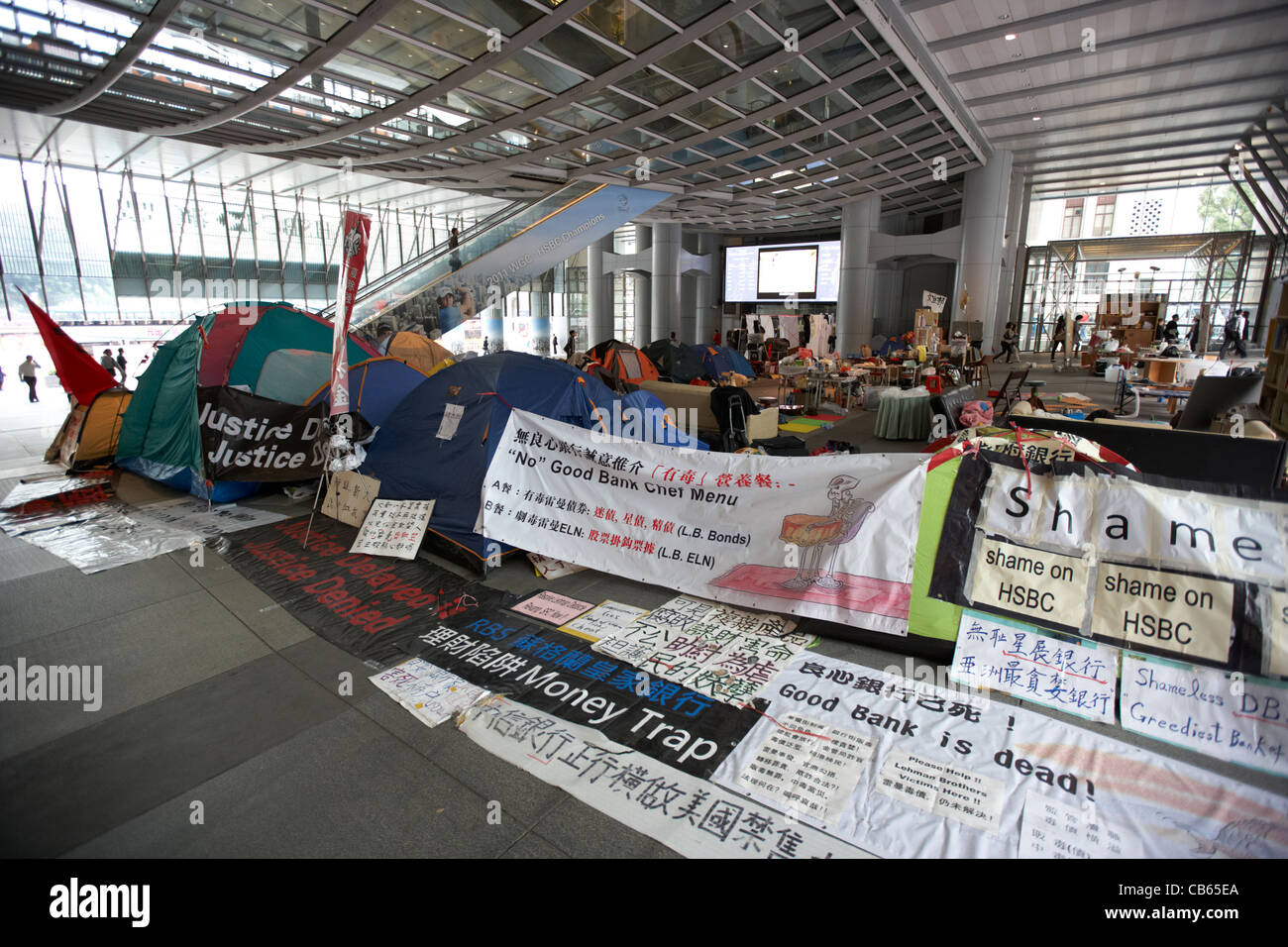 Hsbc Protestieren Stockfotos Und bilder Kaufen Alamy