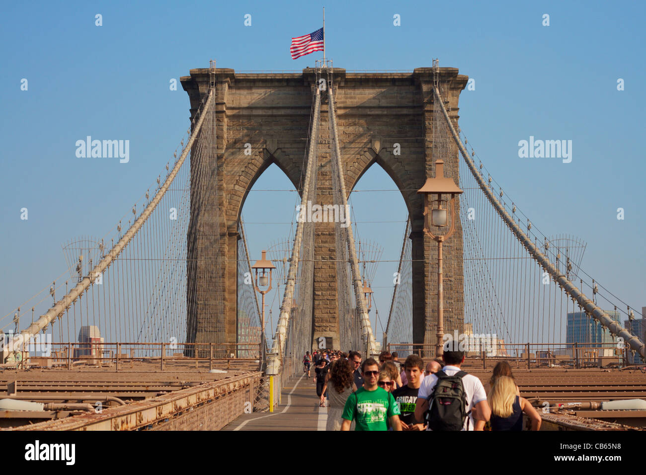 Brooklyn Bridge New York city Stockfoto