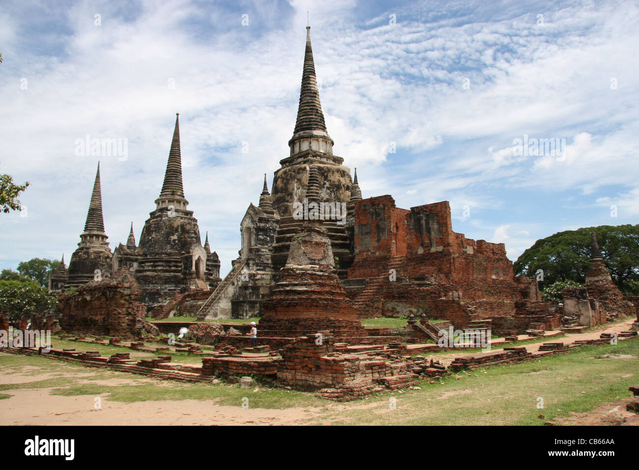 Ayutthaya historischen Park, Thailand Stockfoto