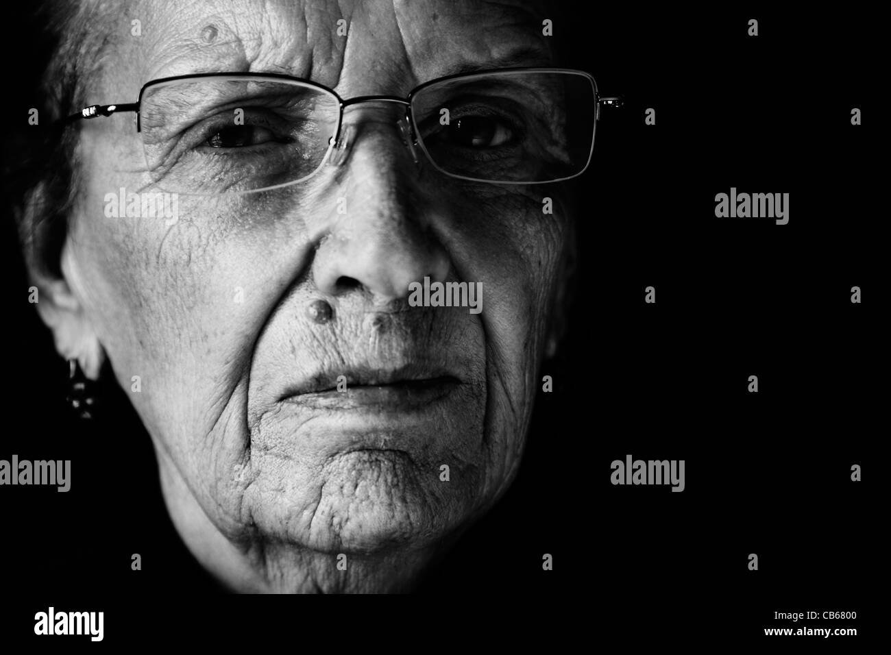 ältere Frau Stockfoto