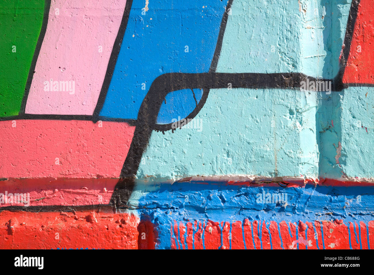 Hintergrund Farbe malen Stockfoto