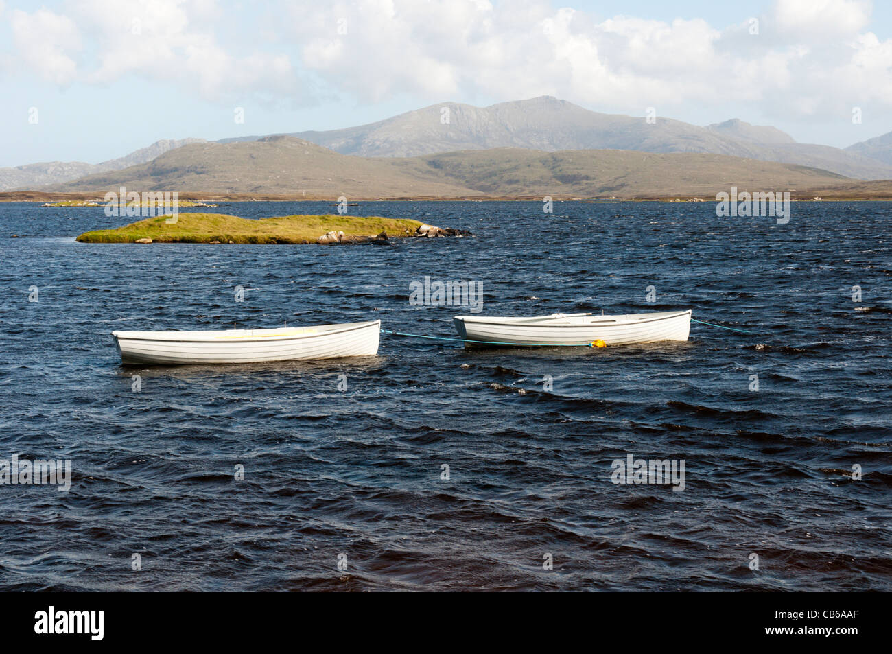 Loch Bi auf der Insel South Uist in den äußeren Hebriden, Schottland Stockfoto