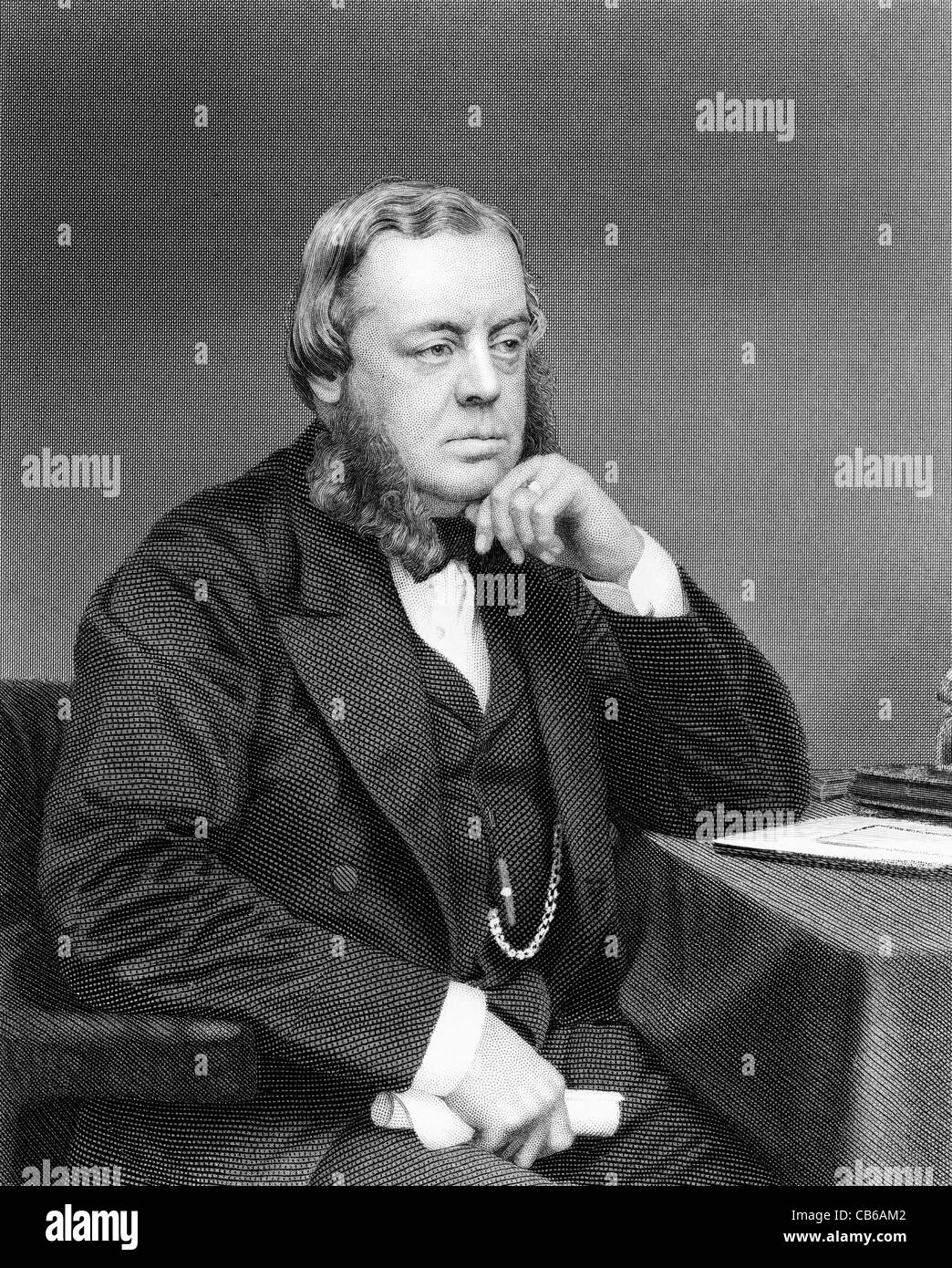 John Winston Spencer-Churchill, war 7. Duke of Marlborough, KG, PC (1822 – 1883) ein viktorianischen englischen konservativen Politiker Stockfoto