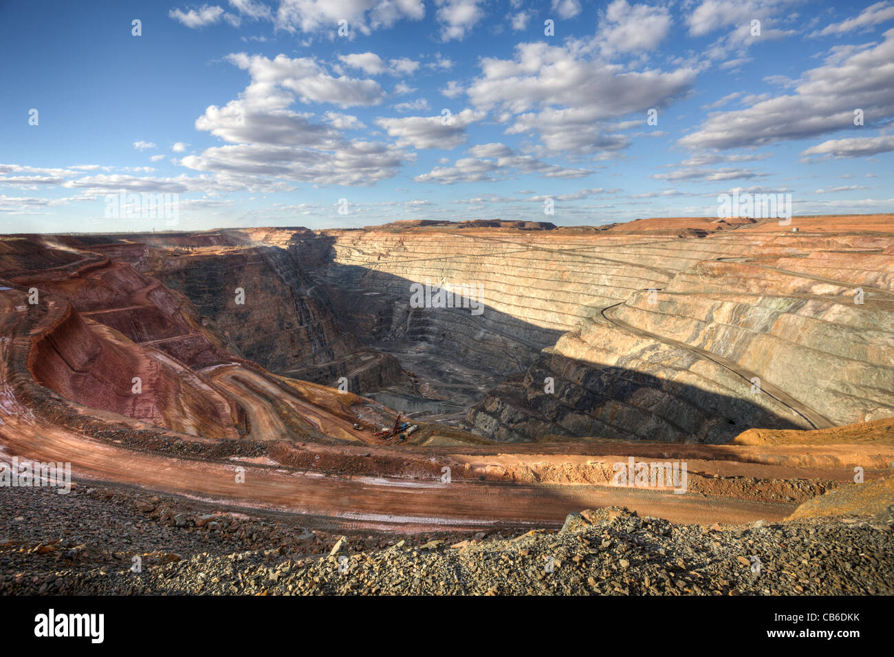 Die superpit Stockfoto