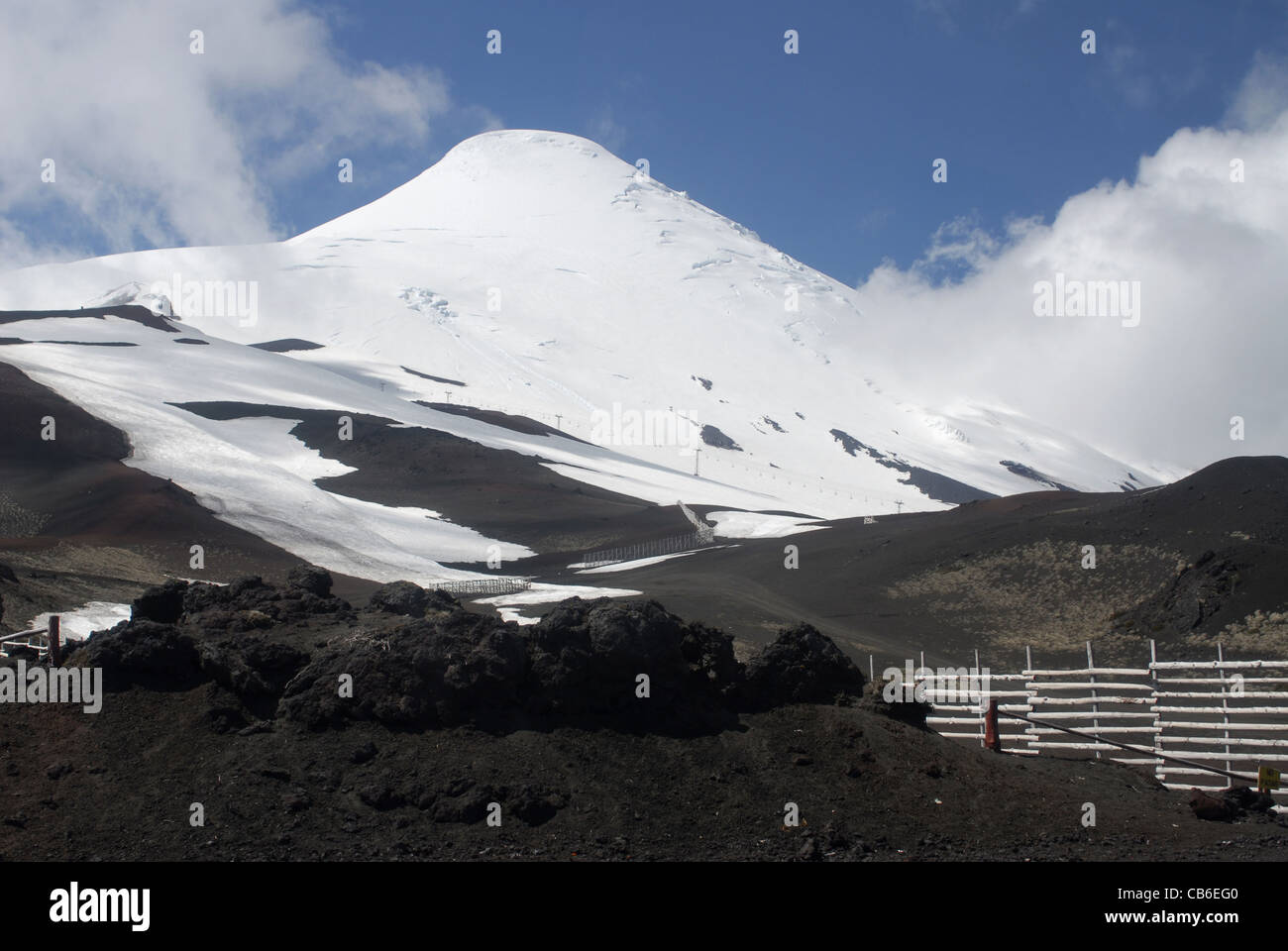 Osorno Vulcano. Nationalpark Vicente Perez Rosales, Lake District, Chile Stockfoto