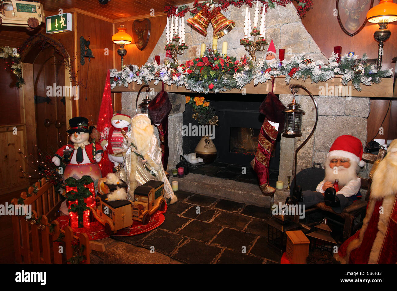 Santa's Cottage, offizielle Residenz des Weihnachtsmanns in Irland, Co. Down, Nordirland Stockfoto