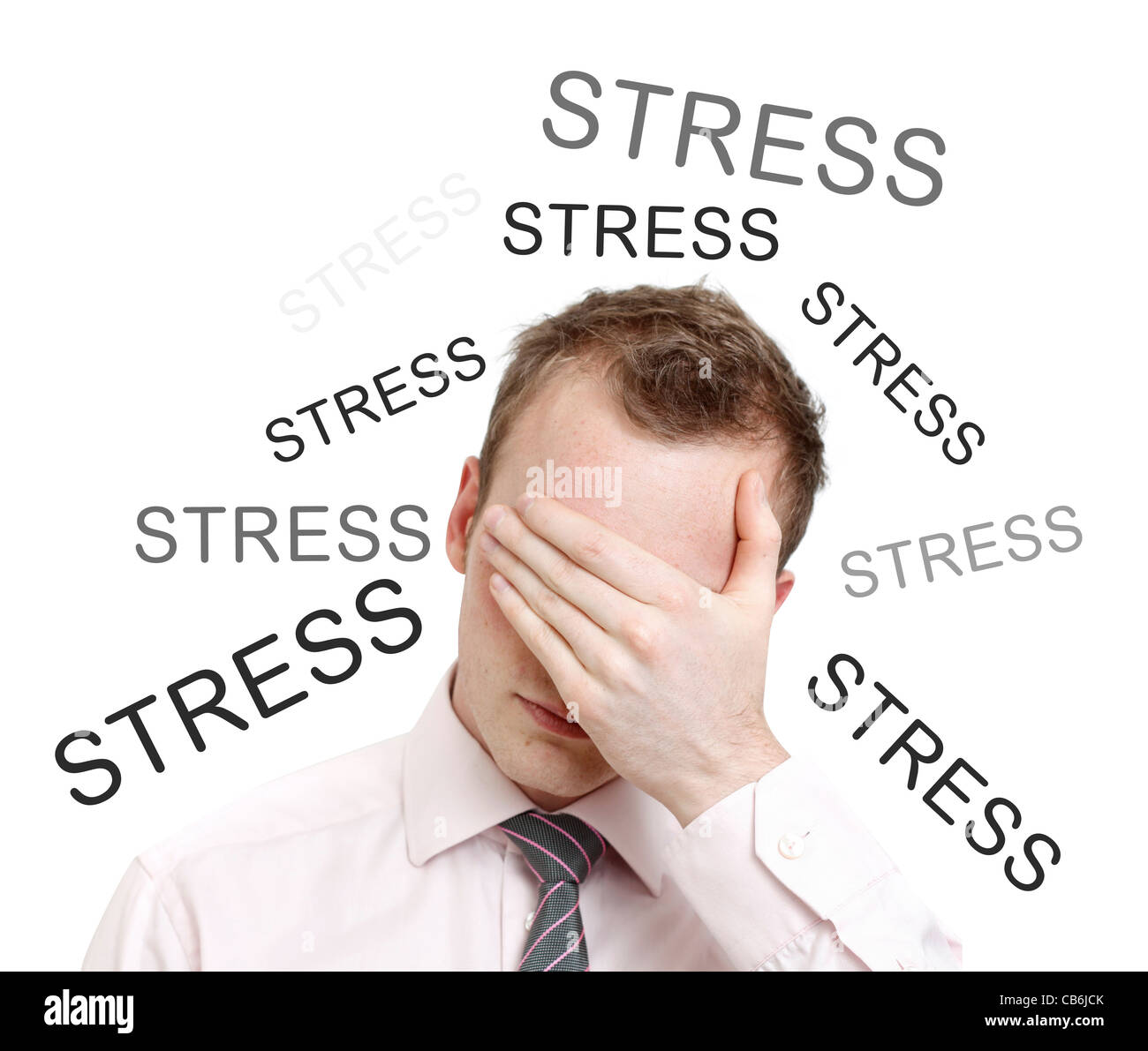 Stress Stockfoto